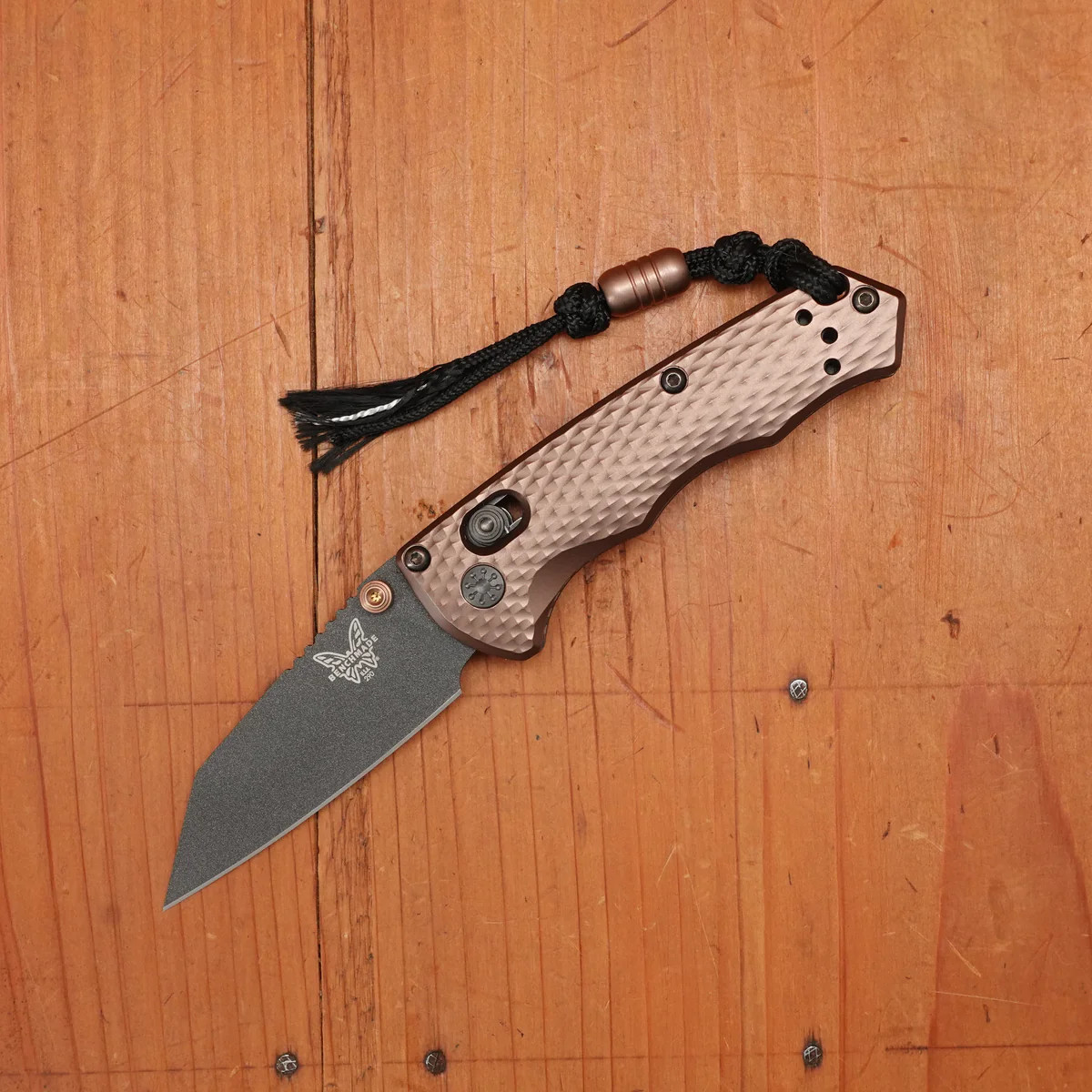 Benchmade 290BK-1 Full Immunity Flat Dark Earth Aluminum Wharncliffe Knife