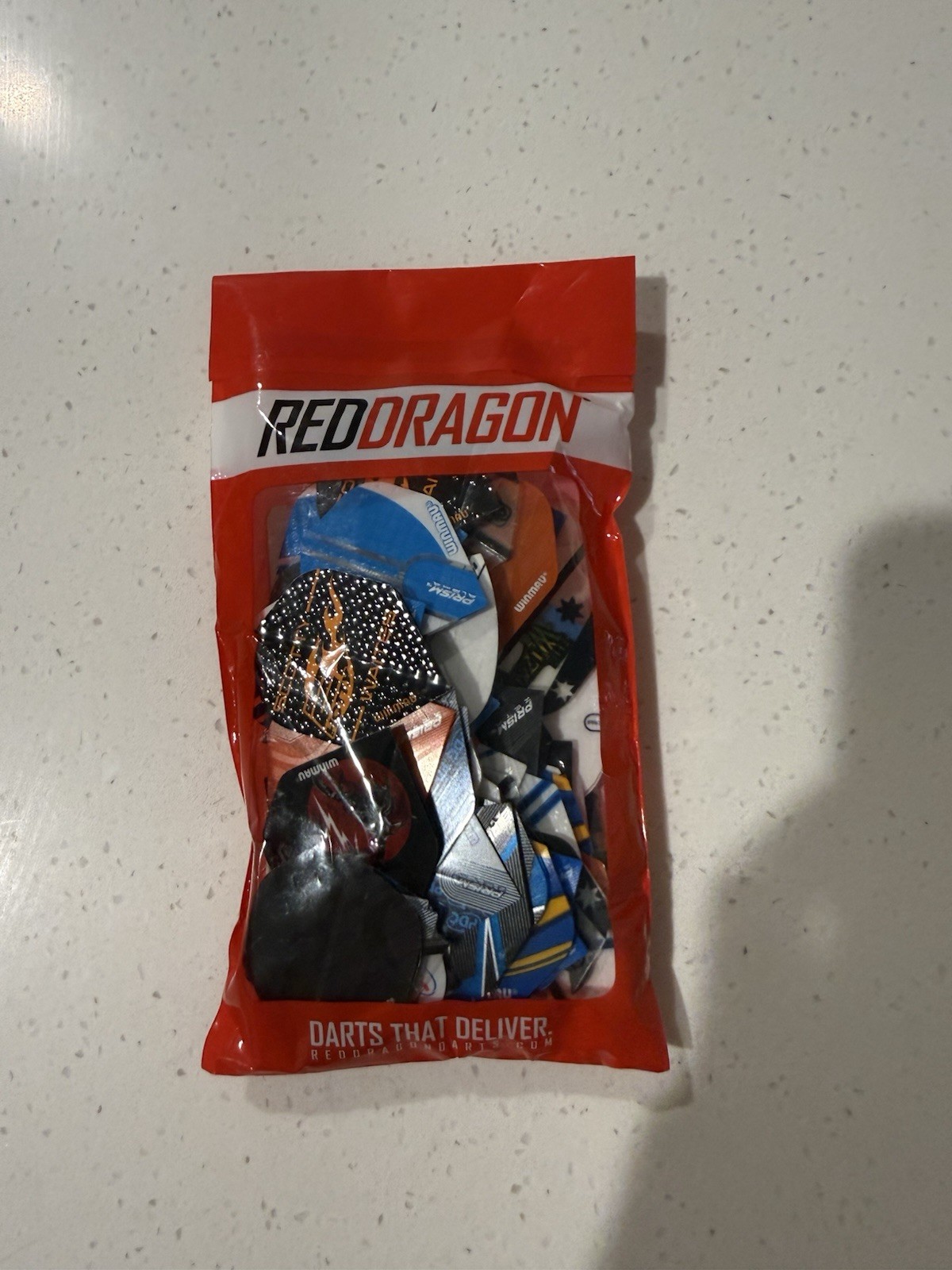 Red Dragon Dart Flights Bag Of A Lot!!! NEW