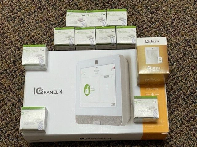 Qolsys IQ-4  PowerG, 7" Verizon  IQP4001 10 DOOR KIT+ 6 MONTHS ALARM MONITORING