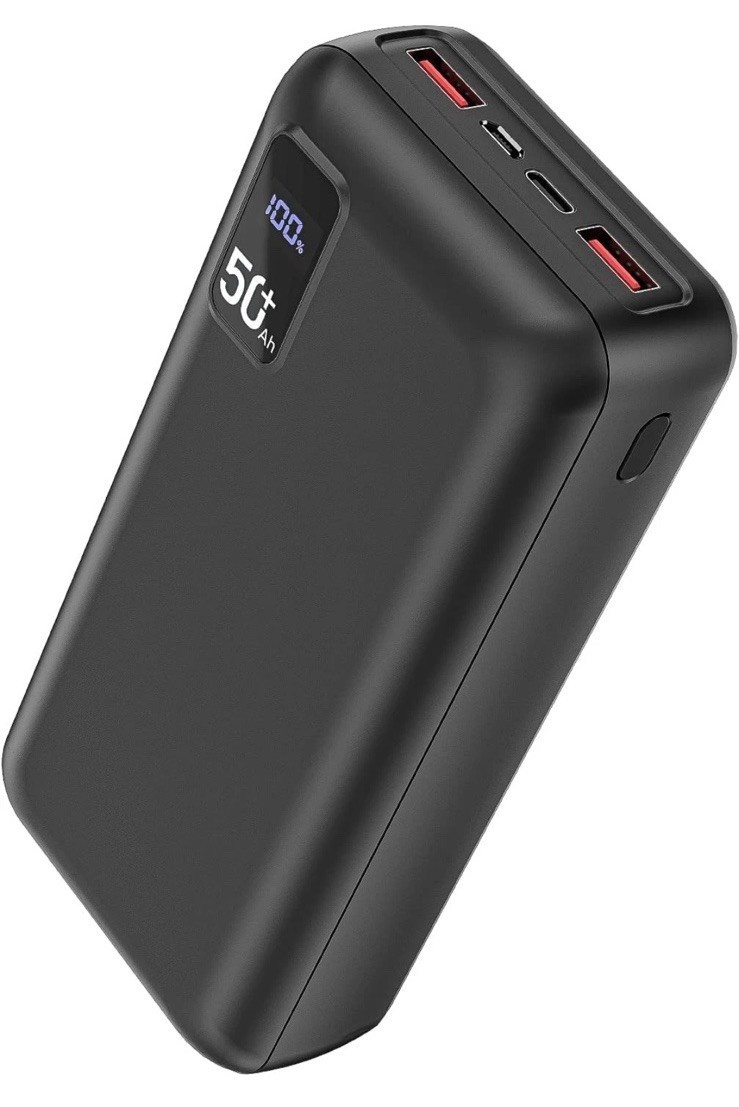 Power Bank Y67 50000Mah 22.5W Fast Charging Portable Charger USB-C #TXBIN10b