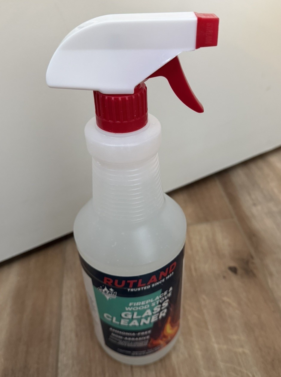 NEW RUTHLAND Fireplace & Wood Stove Glass Cleaner 32 fl oz / Ammonia Free