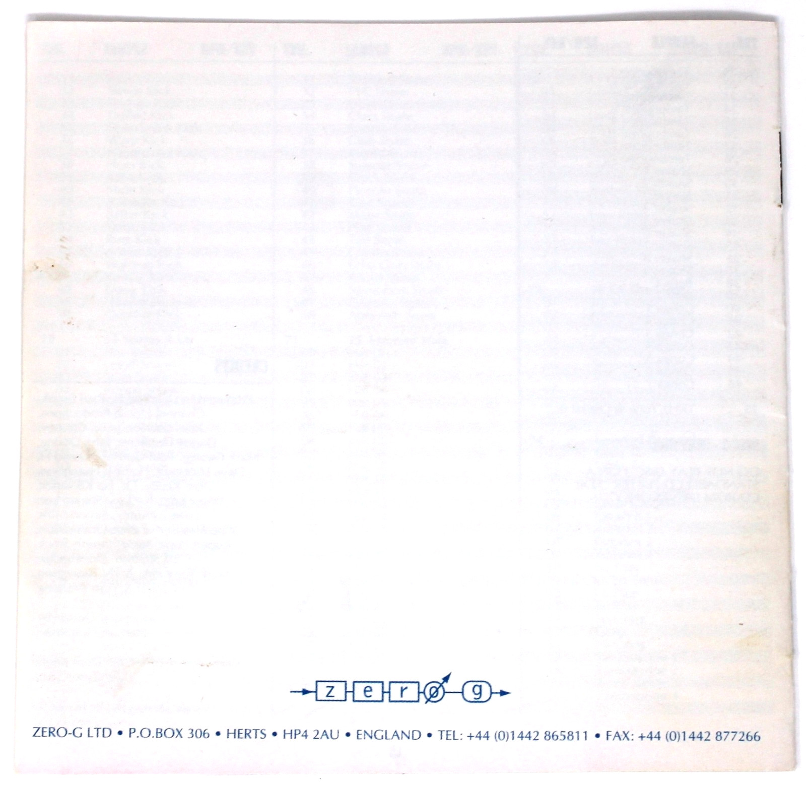 Zero-G Total House Sample Library/Sound Library/Sampling 3 CD 1999