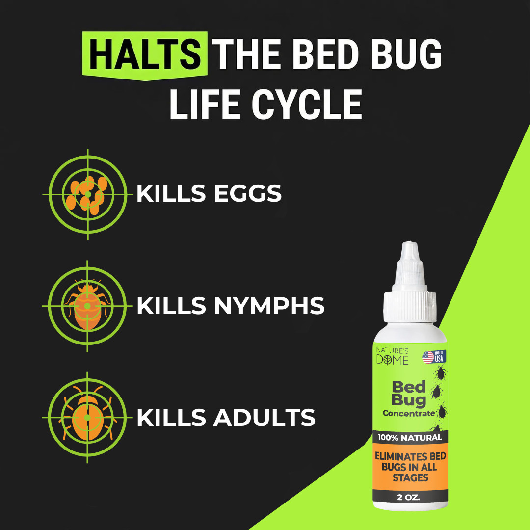 Nature’s Dome Bed Bug Concentrate 2 oz – Makes 16 oz