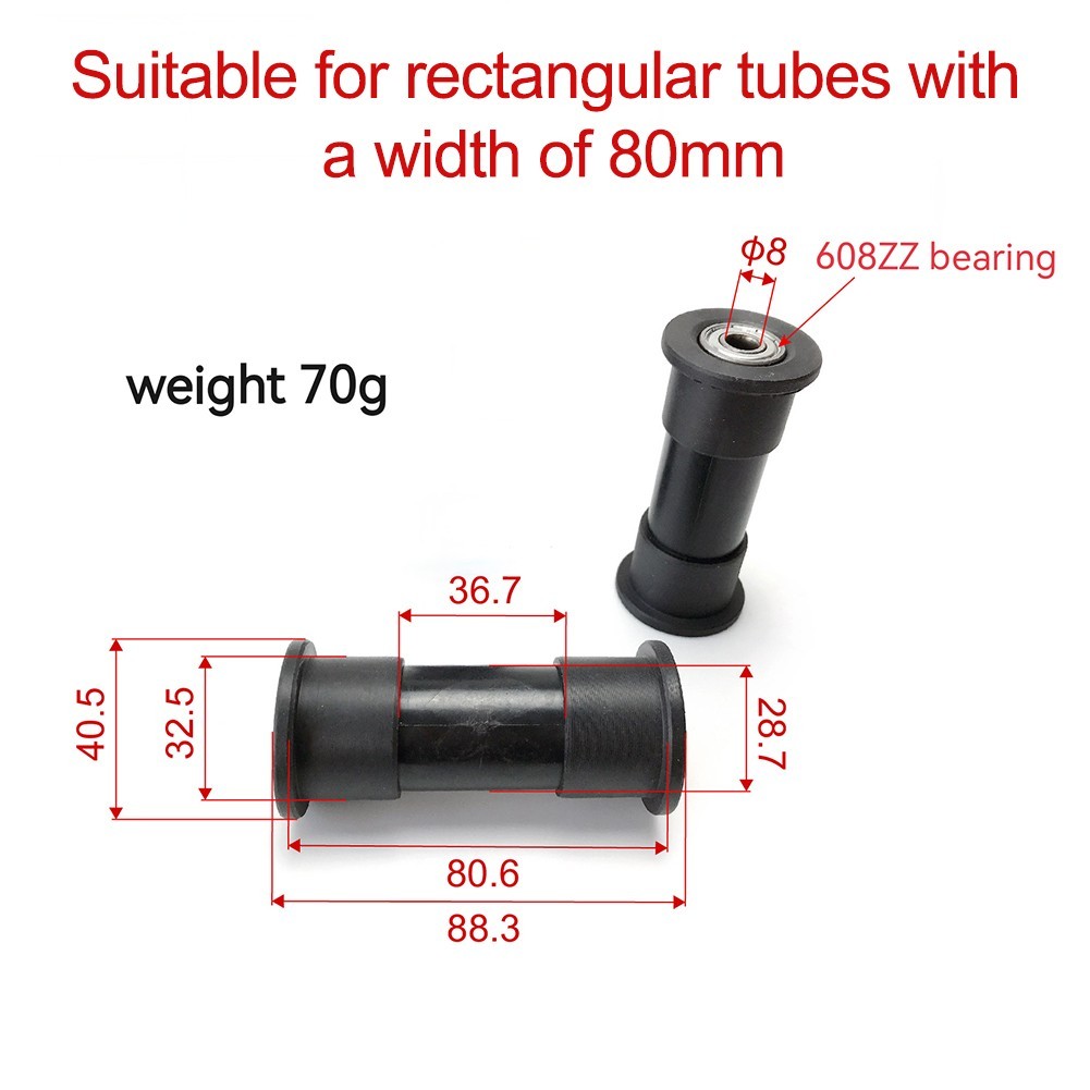 Fitness Equipment Pulley Bearing Wheel Compact Size 88.3mm Fitness Training