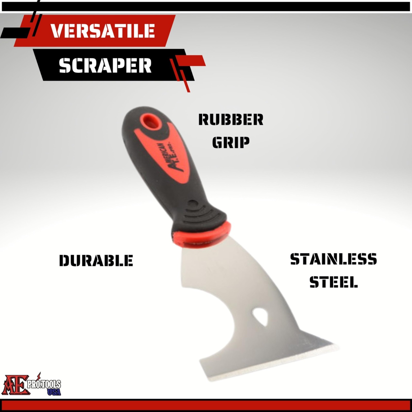 Razor Blade & Scraper Kit, Heavy Duty Scraper Tool + 100 Razor Blade Replacement