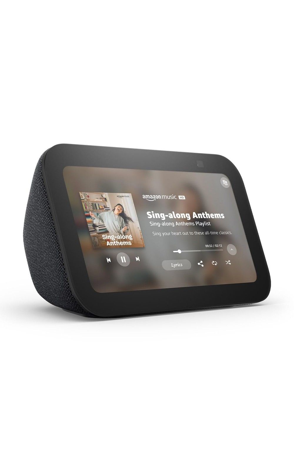 Amazon Echo Show 5 (newest model), Smart display, Designed for Charcoal