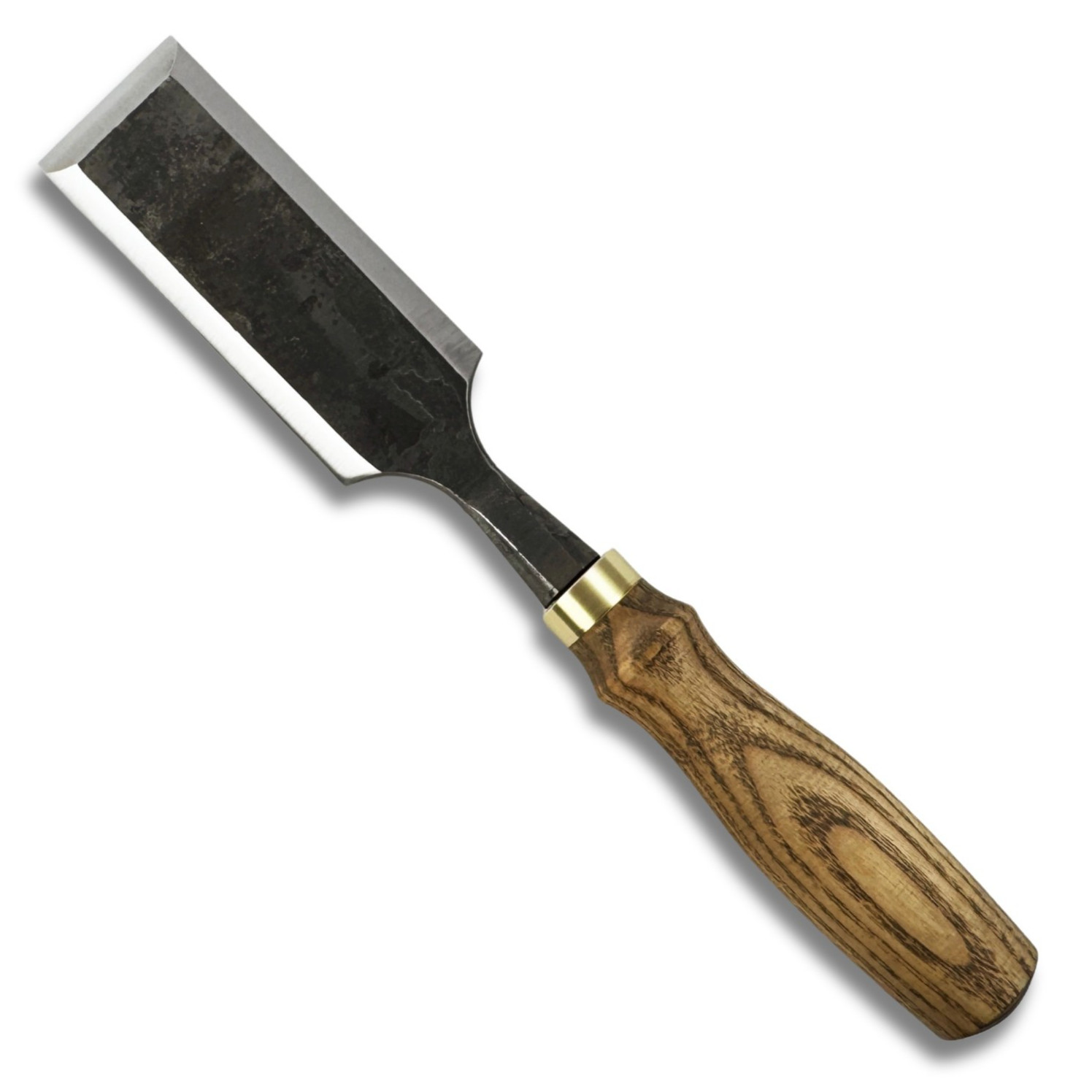 Hand-Forged Carving Chisel – 52100 Steel Blade, Ash Handle, Carpentry Chisel