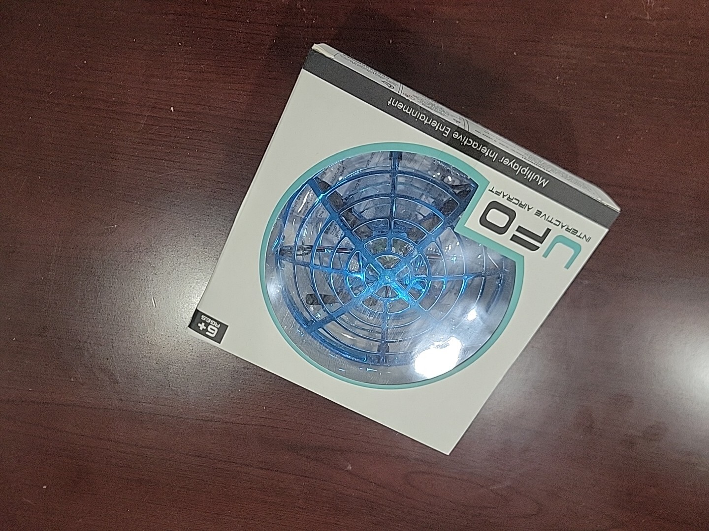 UFO Drone interactive Aircraft Quadcopter Infrared Hand-Controlled Flying Blue