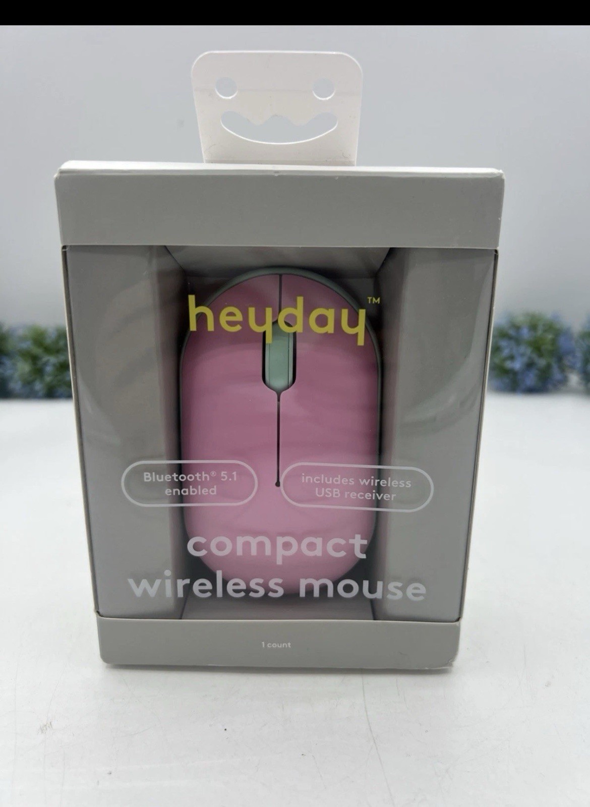 Heyday Compact Wireless Mouse New Bluetooth enabled - Candy Pink