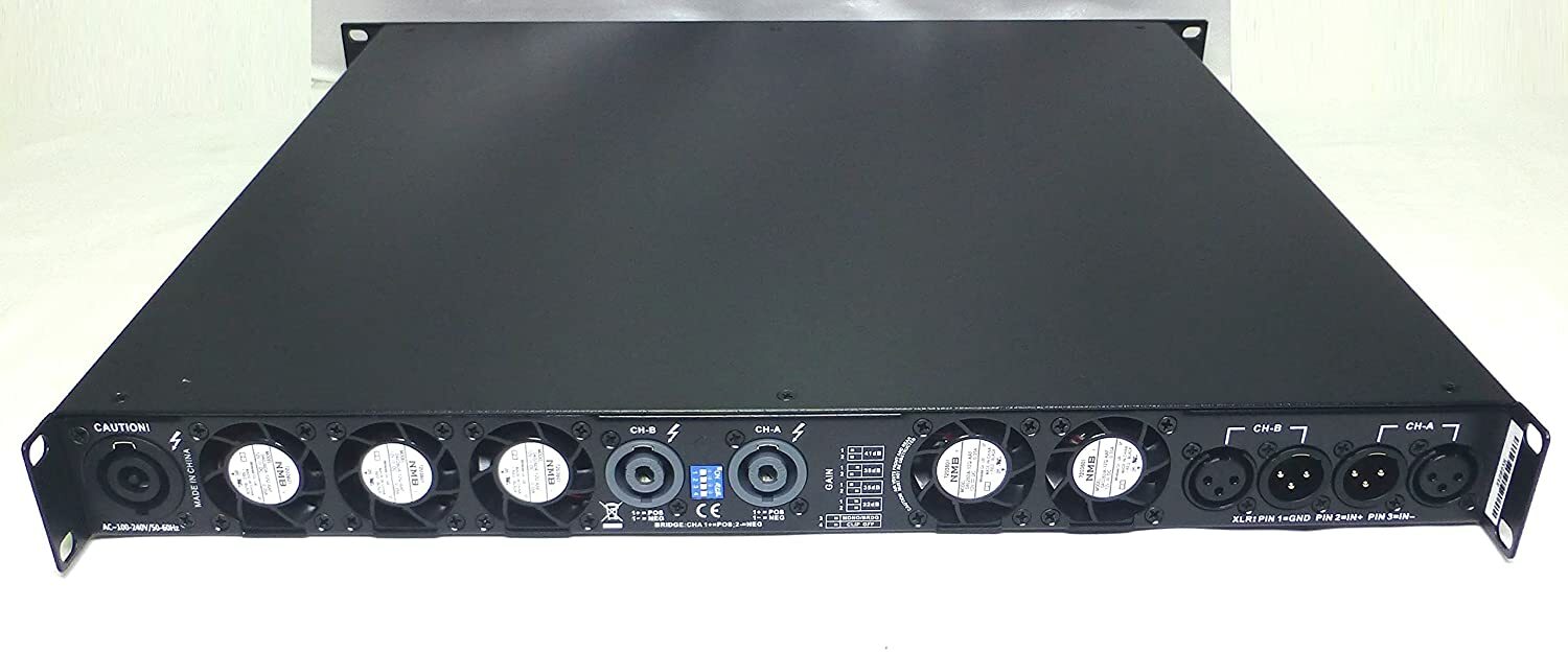 CVR Audio D-3302 BLACK Professional 2-Channel Amplifier Class D 1 Space