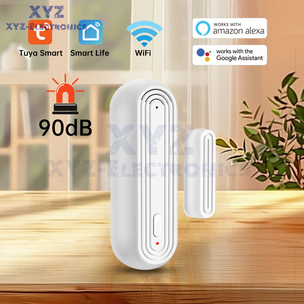Tuya Smart Home WiFi Door Window Alarm Sensor Detector for Alexa Google Home