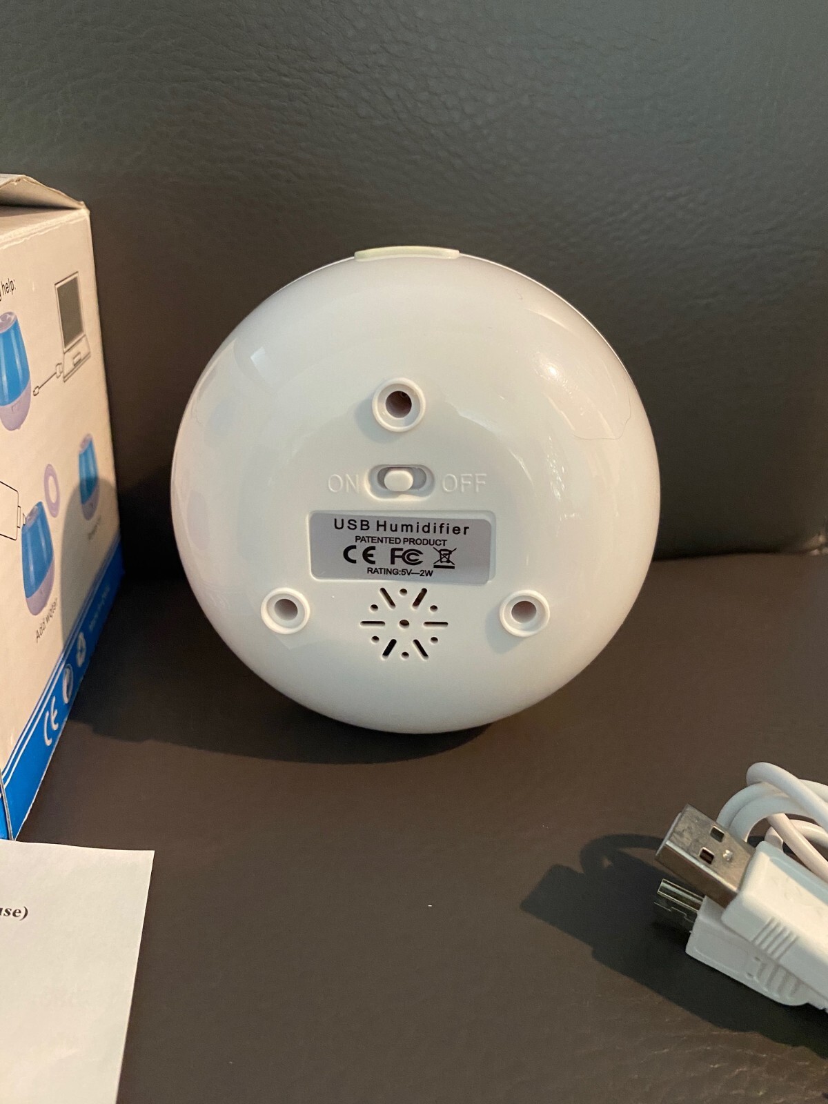 Mini Desktop USB Humidifier with Sounds - Lights - Aroma Diffuser