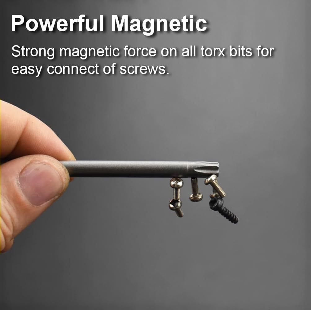 10PCS T25 Torx Screwdriver Bit Sets, 4‘’Length Magnetic Security Torx Bits Set (