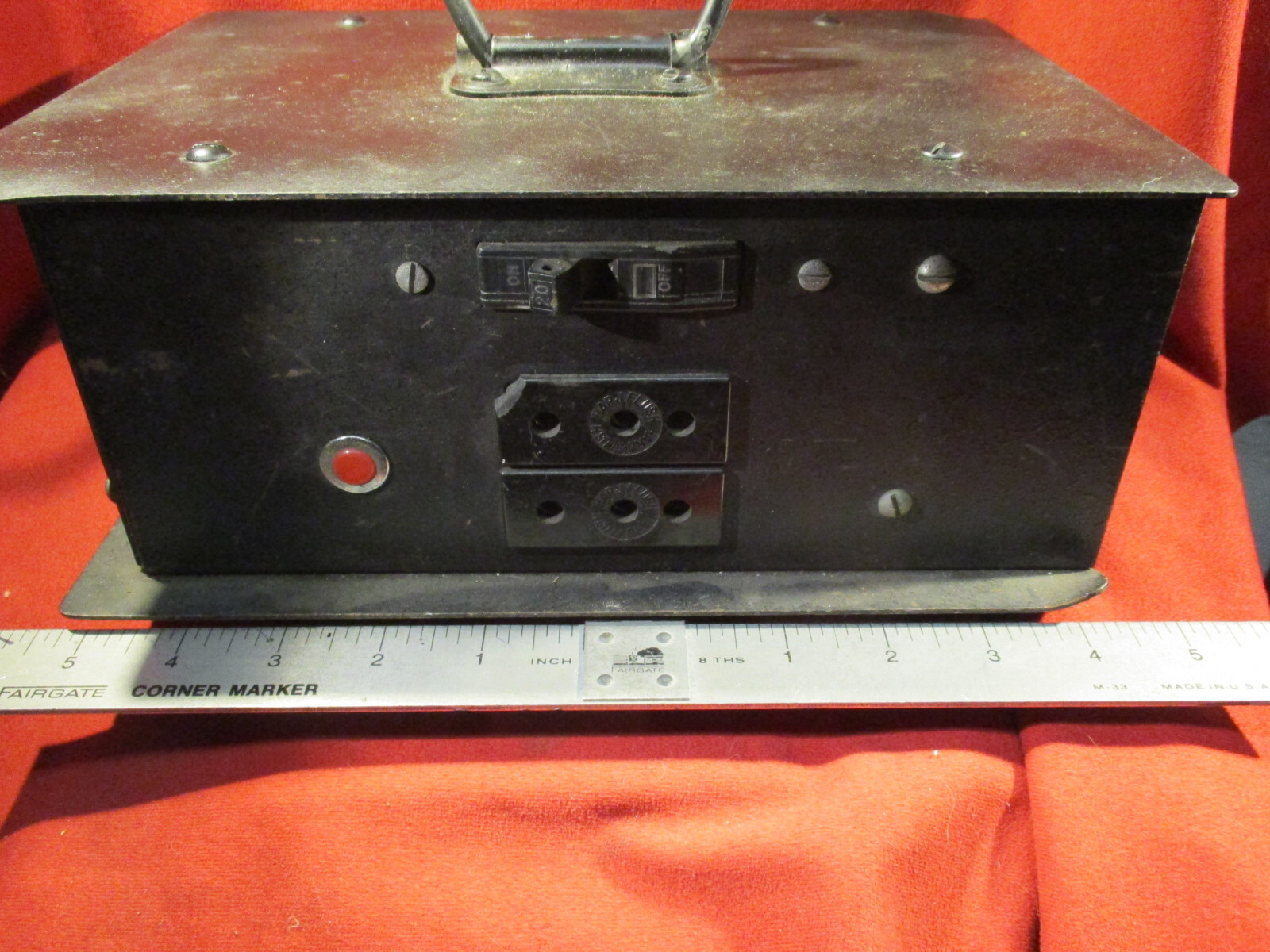 Union Connector #60DB-620GP 60a Stage pin distribution lunch box USED