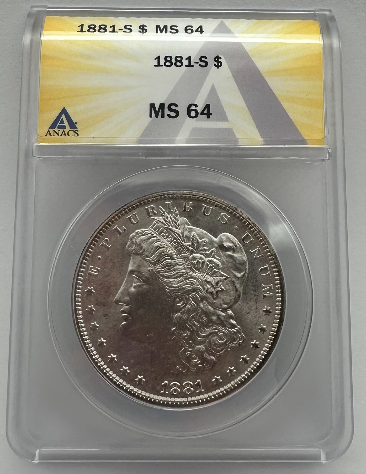 1881-S Morgan Dollar MS64 ANACS