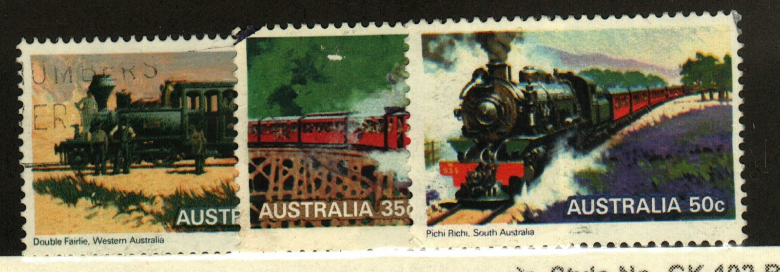 Australia #707-9 used trains