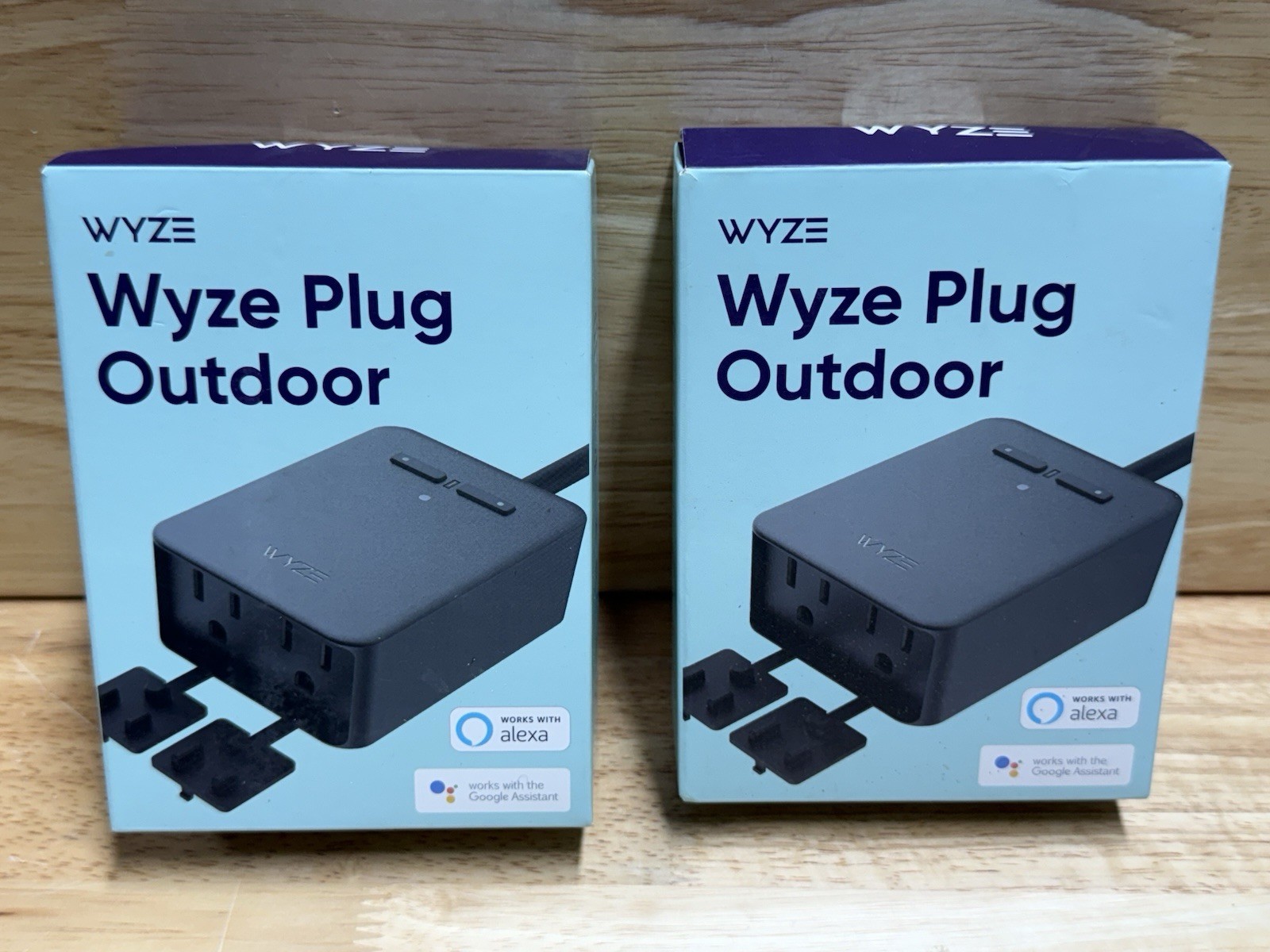Wyze 2 Pk Plug Outdoor ‎WLPPO1-1 Smart Plug (Works w/ Alexa & Google Assistant)