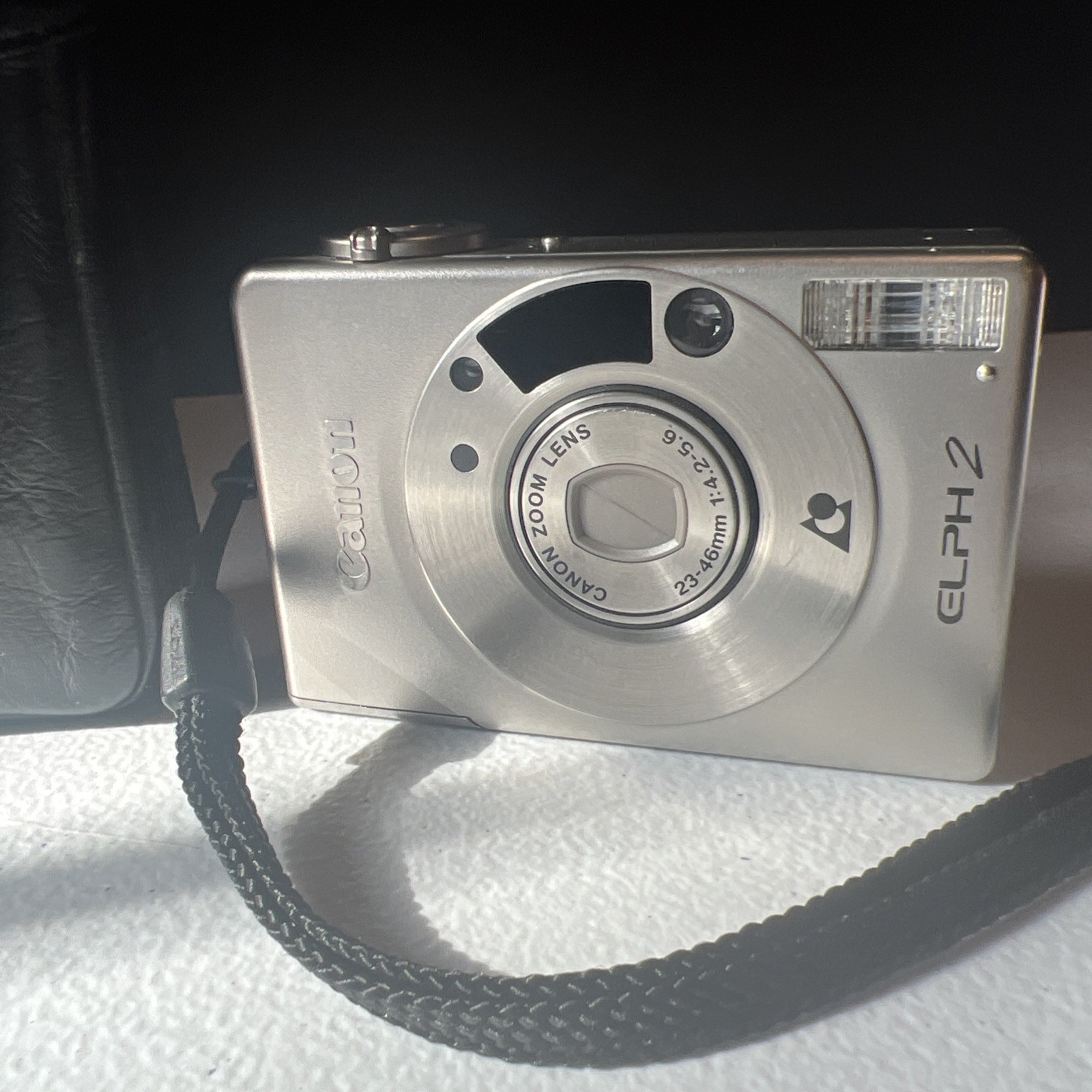 Canon Elph - point and shoot vintage silver camera