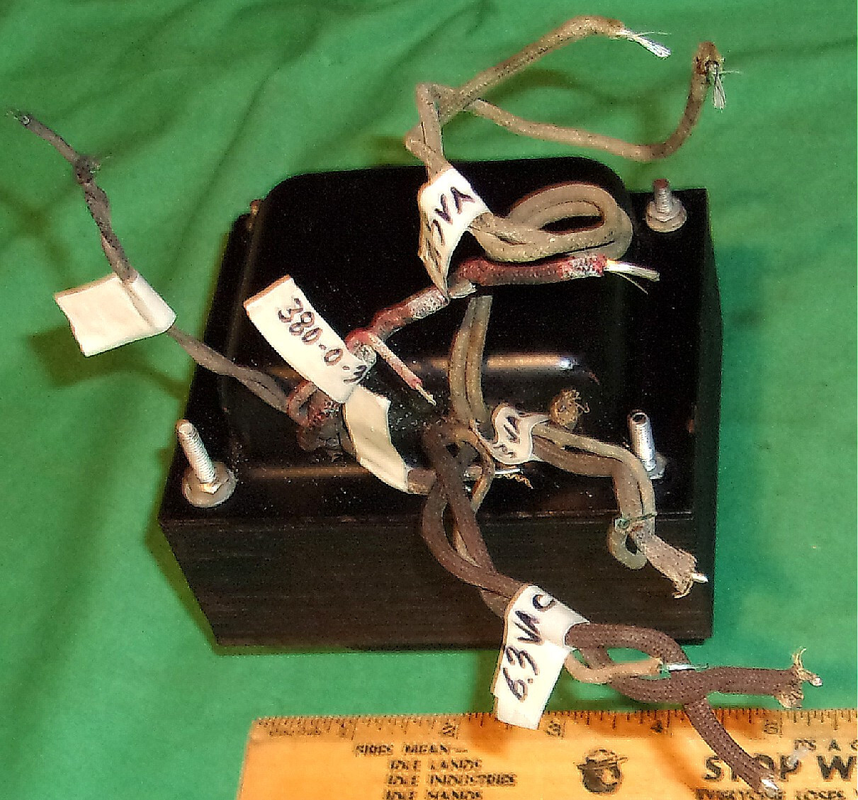 Big Giant 8-Pound Power Transformer 2.5VAC, 5VAC, (2) 6.3VAC, 380-0-380VACct