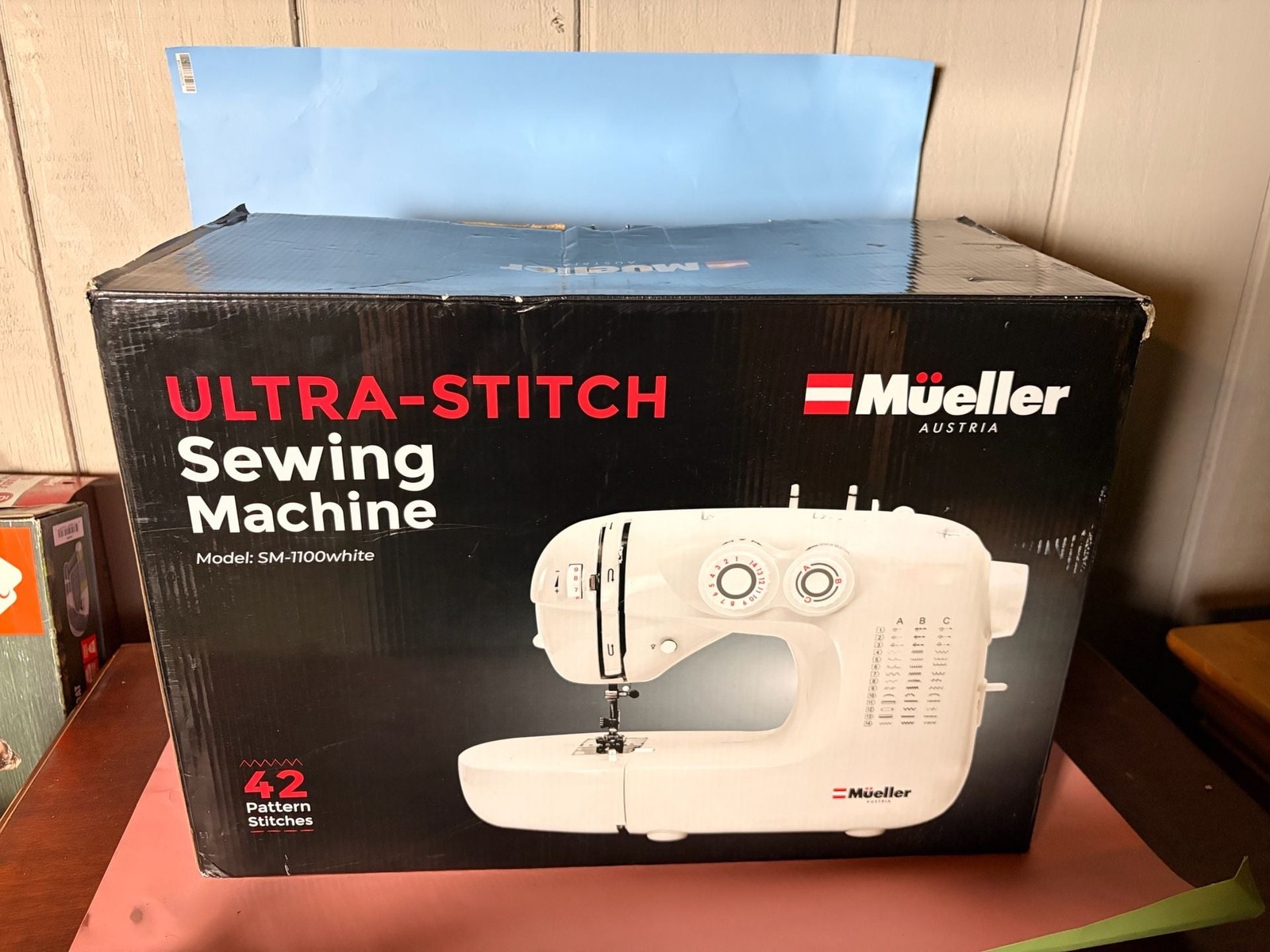Mueller Austria Ultra-Stitch Sewing Machine Model SM-1100white