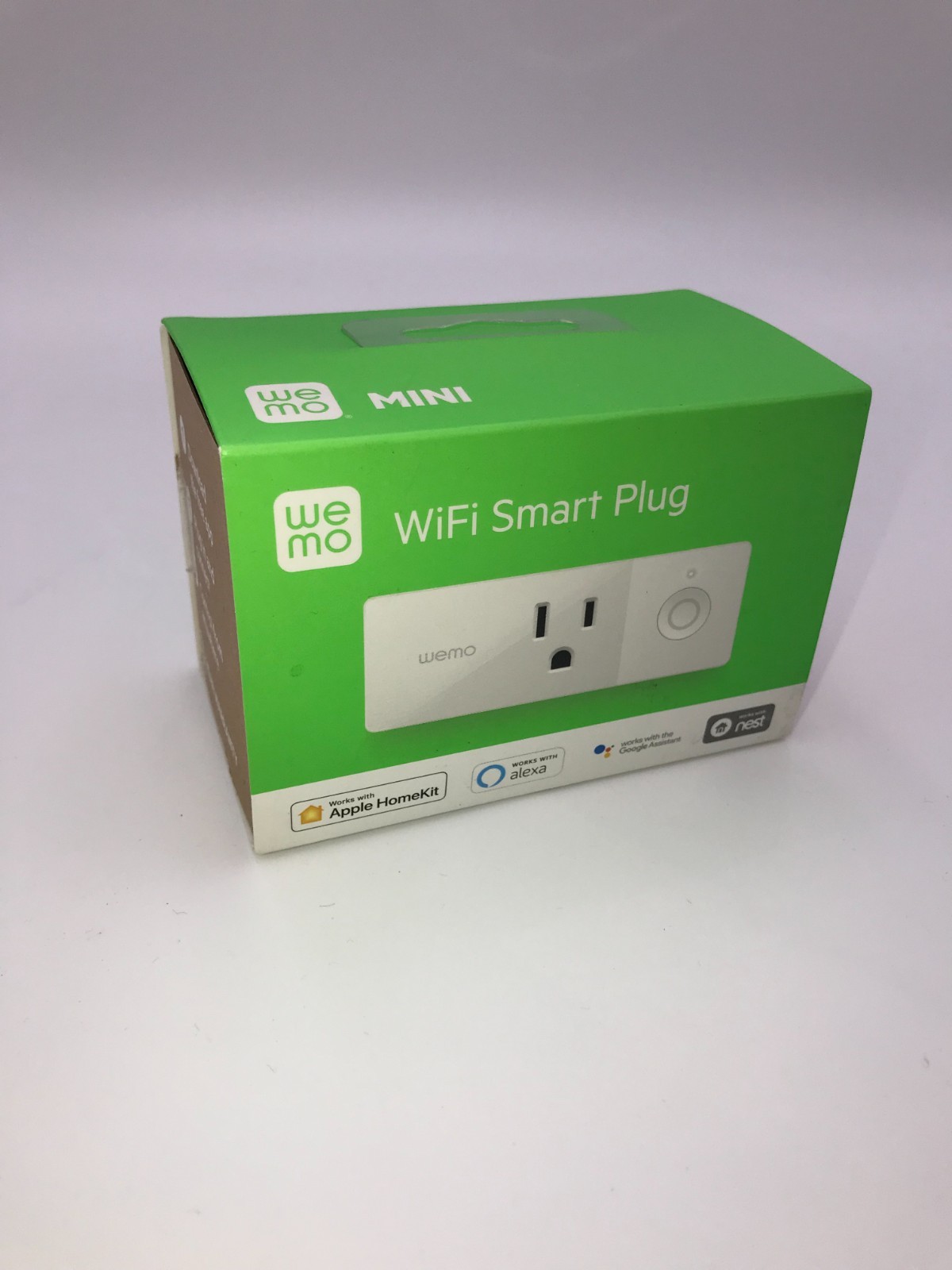 WeMo WiFi Mini Smart Plug White Apple Home Kit alexa Google Assistant Nest