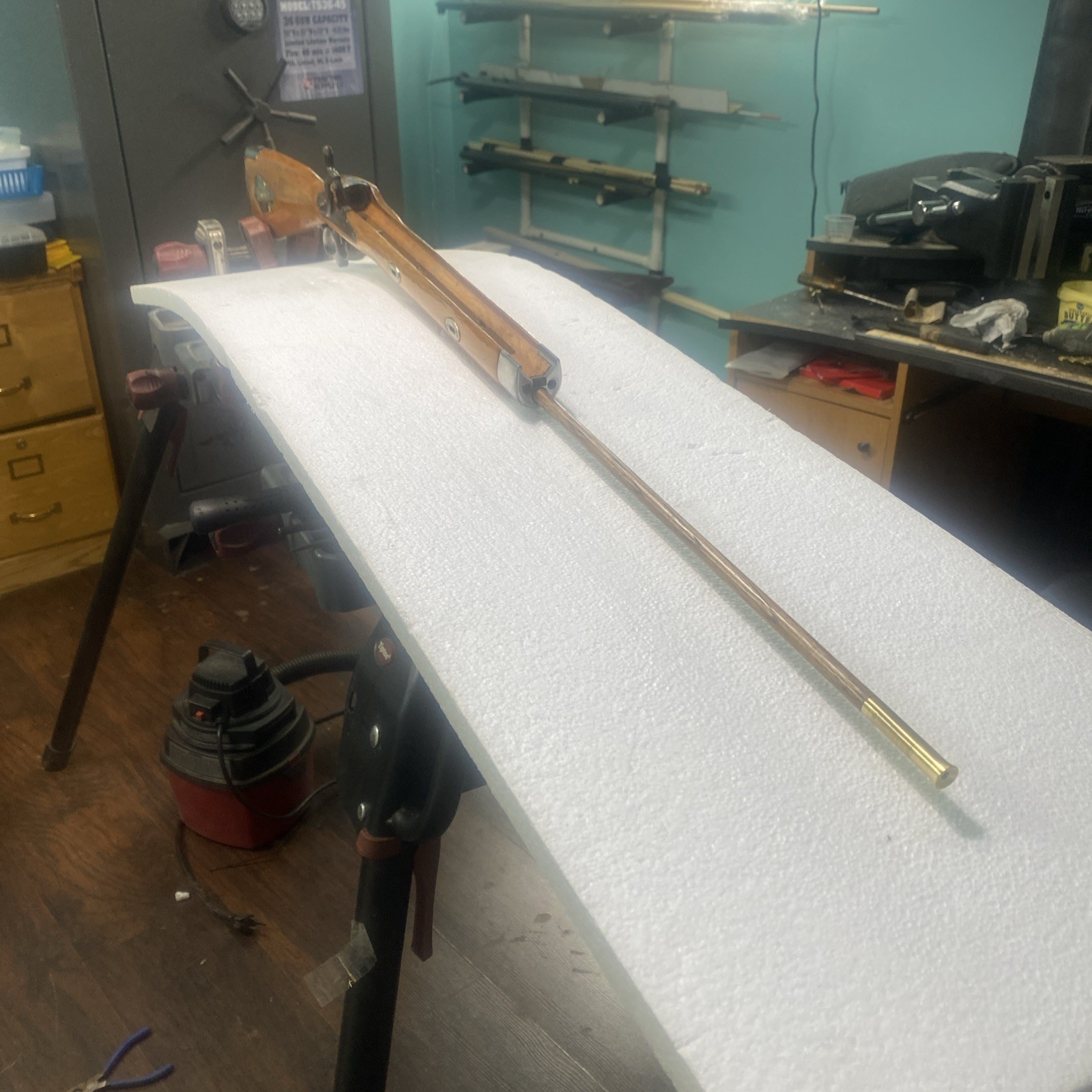 CVA Mountain Rifle Muzzleloader Stock, 15/16” Complete w/ Hickory Ramrod.Unfire.