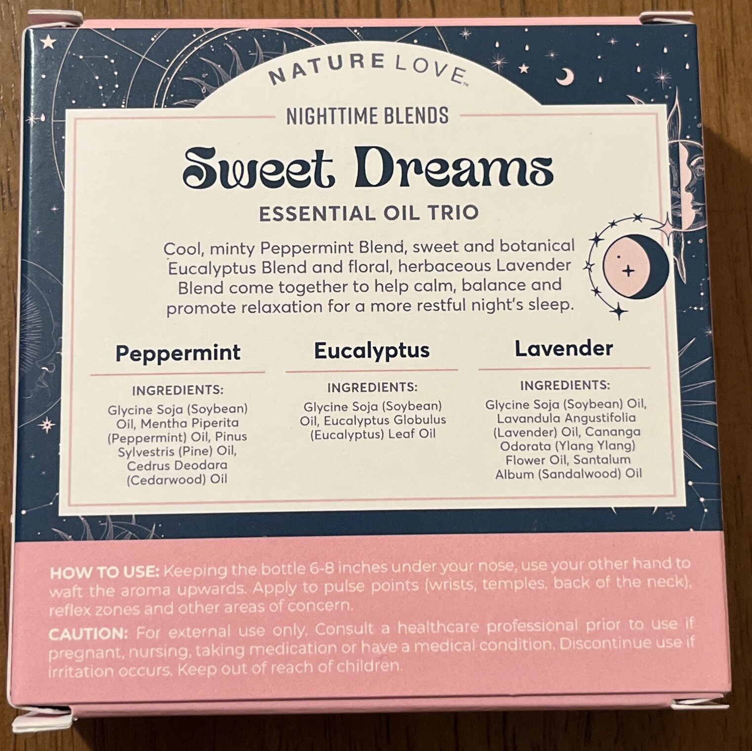 Nature Love Sweet Dreams Essential Oils 3ct.