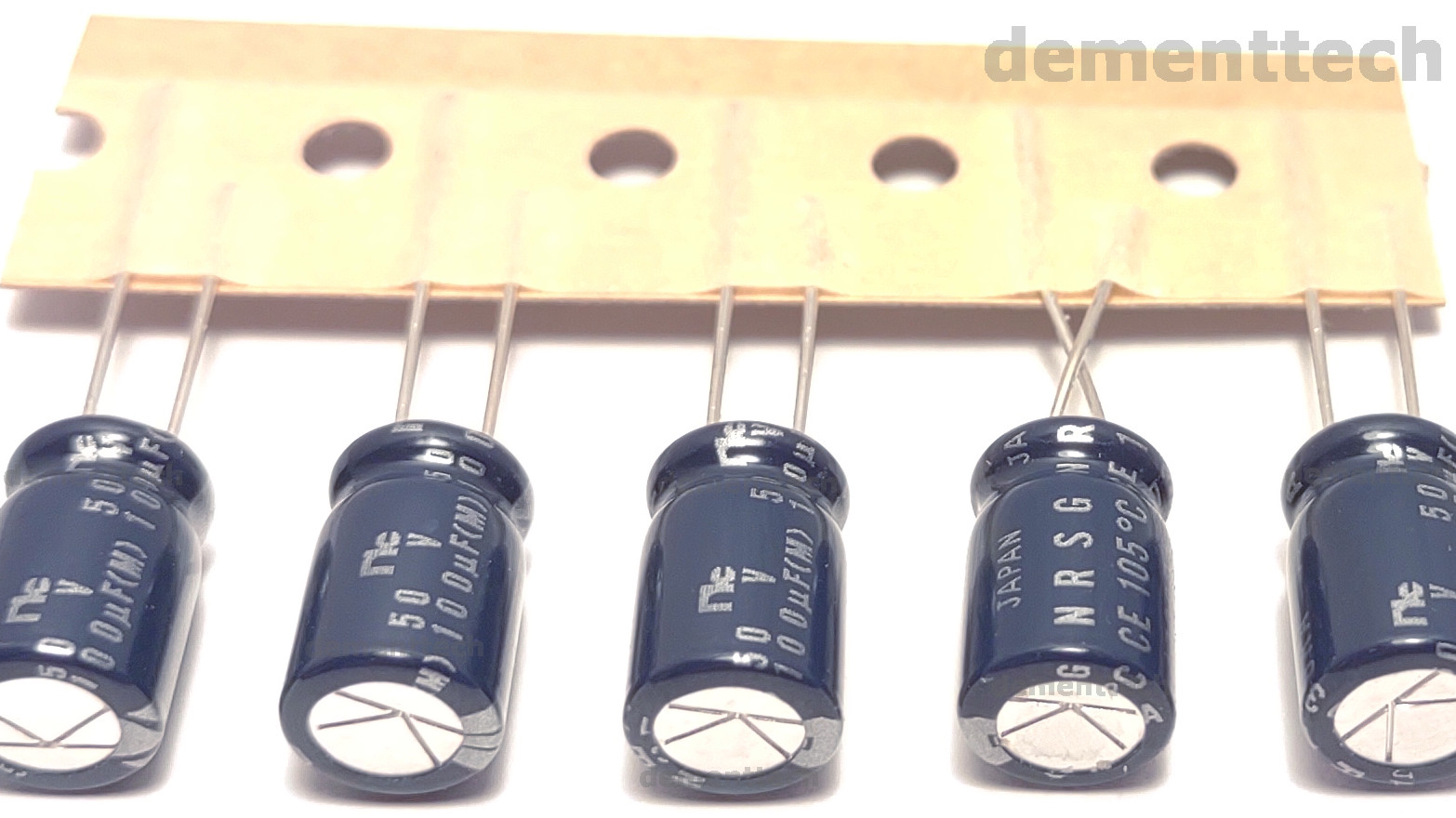 5pcs 100uF 50V Japan Low-ESR Impedance 105C NIC NRSG 8mm radial capacitors caps