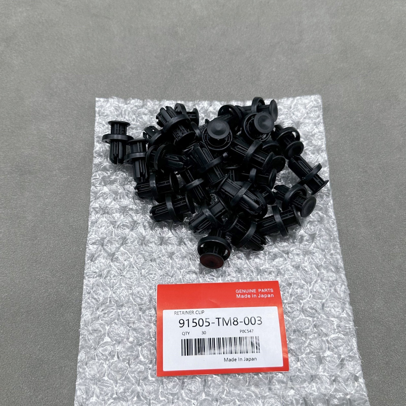 OEM! 30PCS OEM FOR HONDA BUMPER / UNDER COVER RETAINER CLIP 91505-TM8-003 USA!