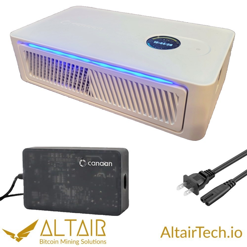 Canaan Avalon Nano 3S 6TH/s Bitcoin Miner White (with PSU) - Ships from USA
