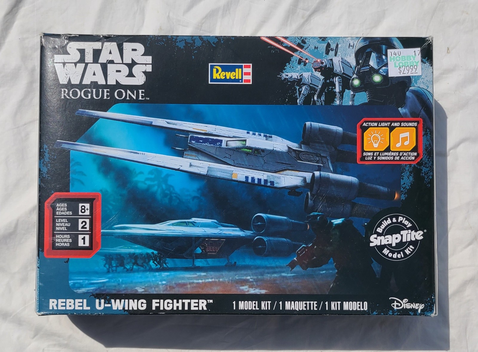 Revell Snap Star Wars Rogue One Rebel U-Wing Fighter Kit 85-1637 New Sealed