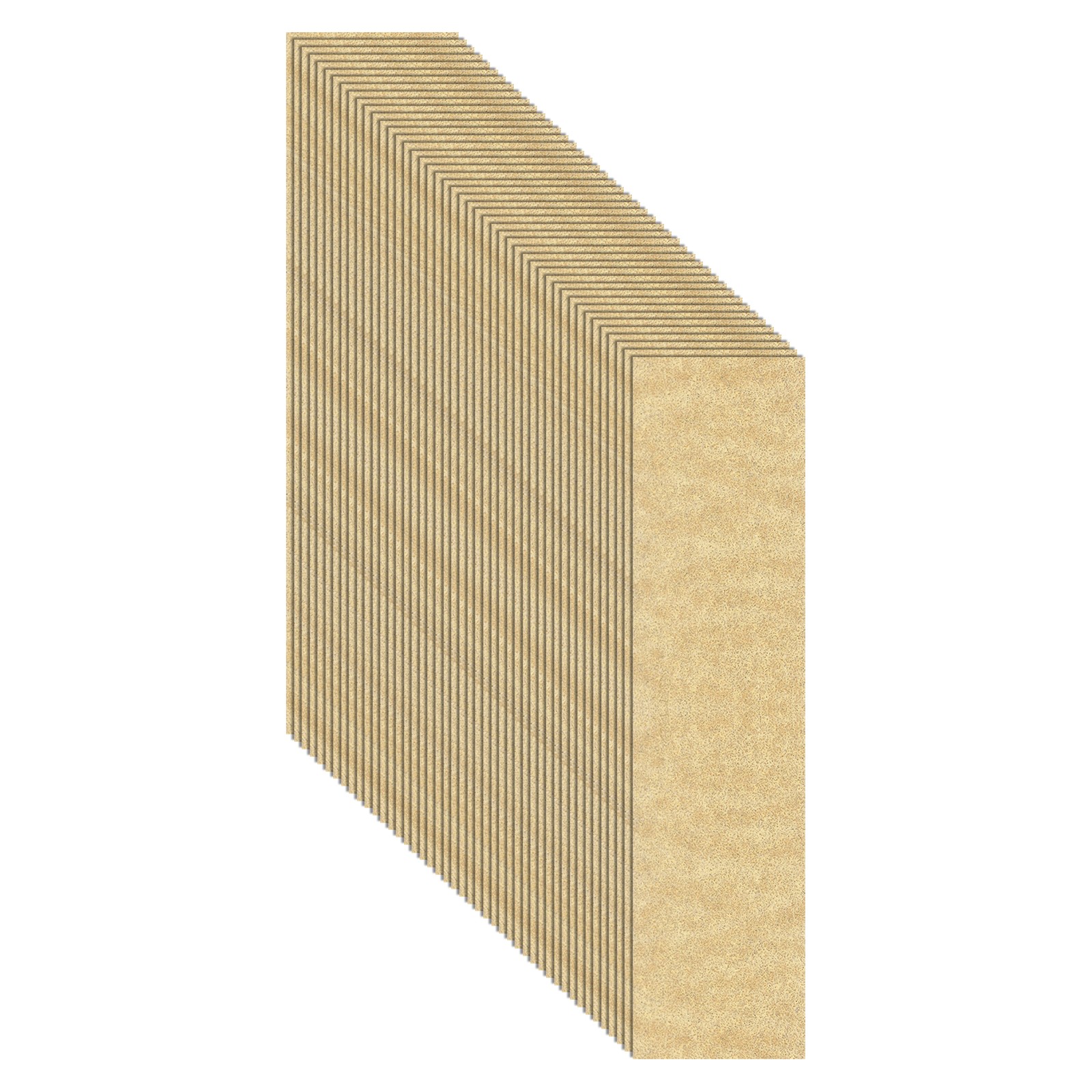 45 Pack 1" x 4" Sandpaper, 180 Grit Sand Papers for Wood Furniture Floor