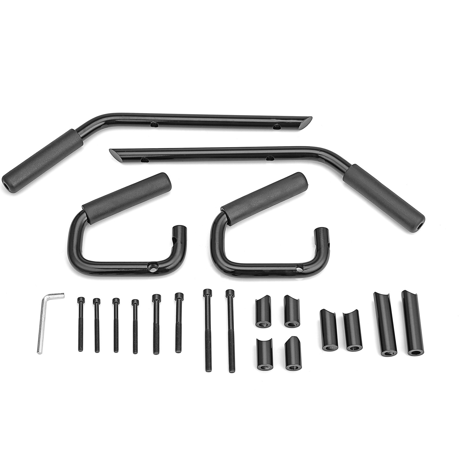 Front Rear Grab Handles Grip Handle Grab Bars For Jeep Wrangler JK JKU 2007-18