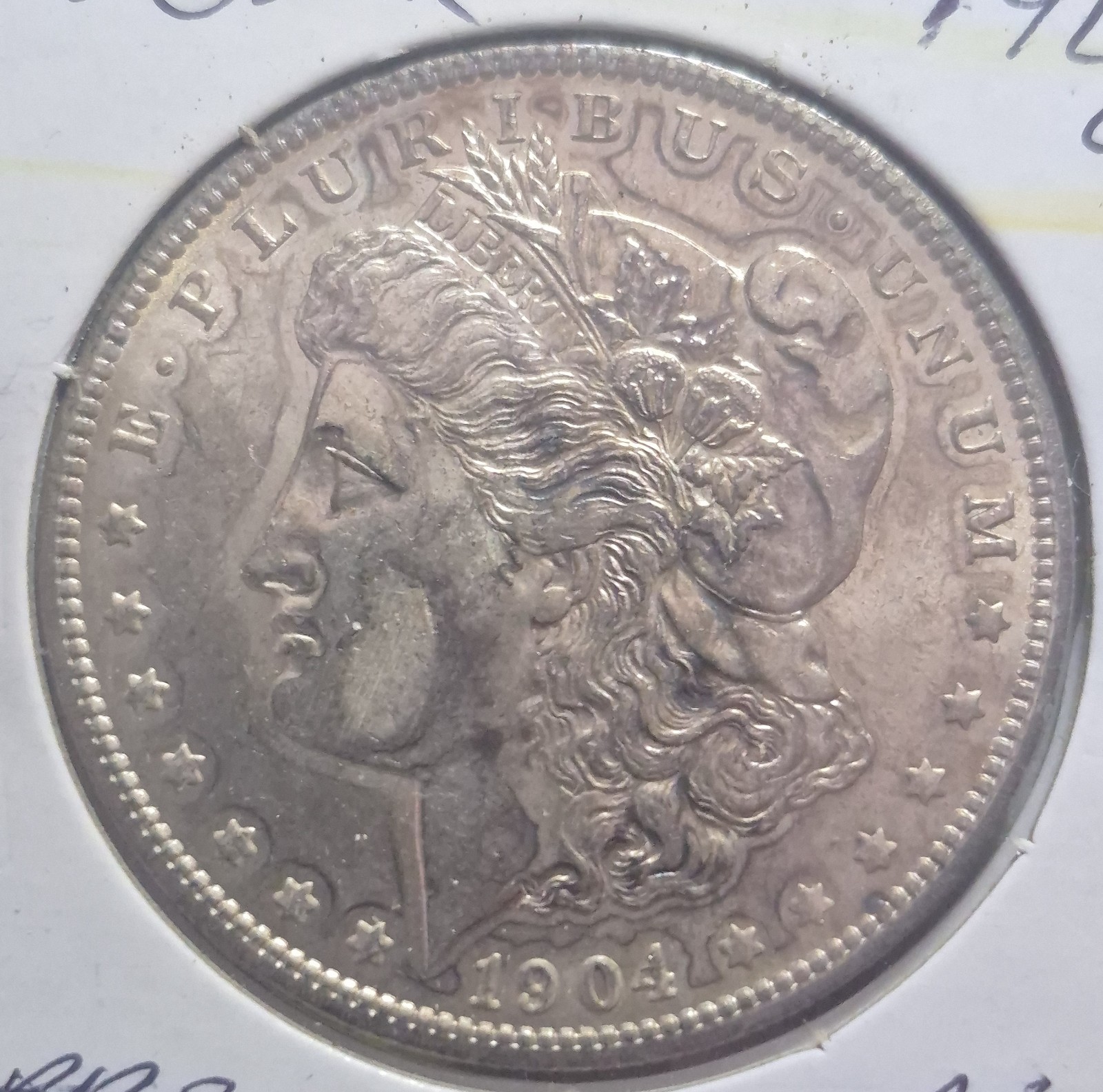 1904 O Morgan SilverDollar - AU - Almost Uncirculated BBEE