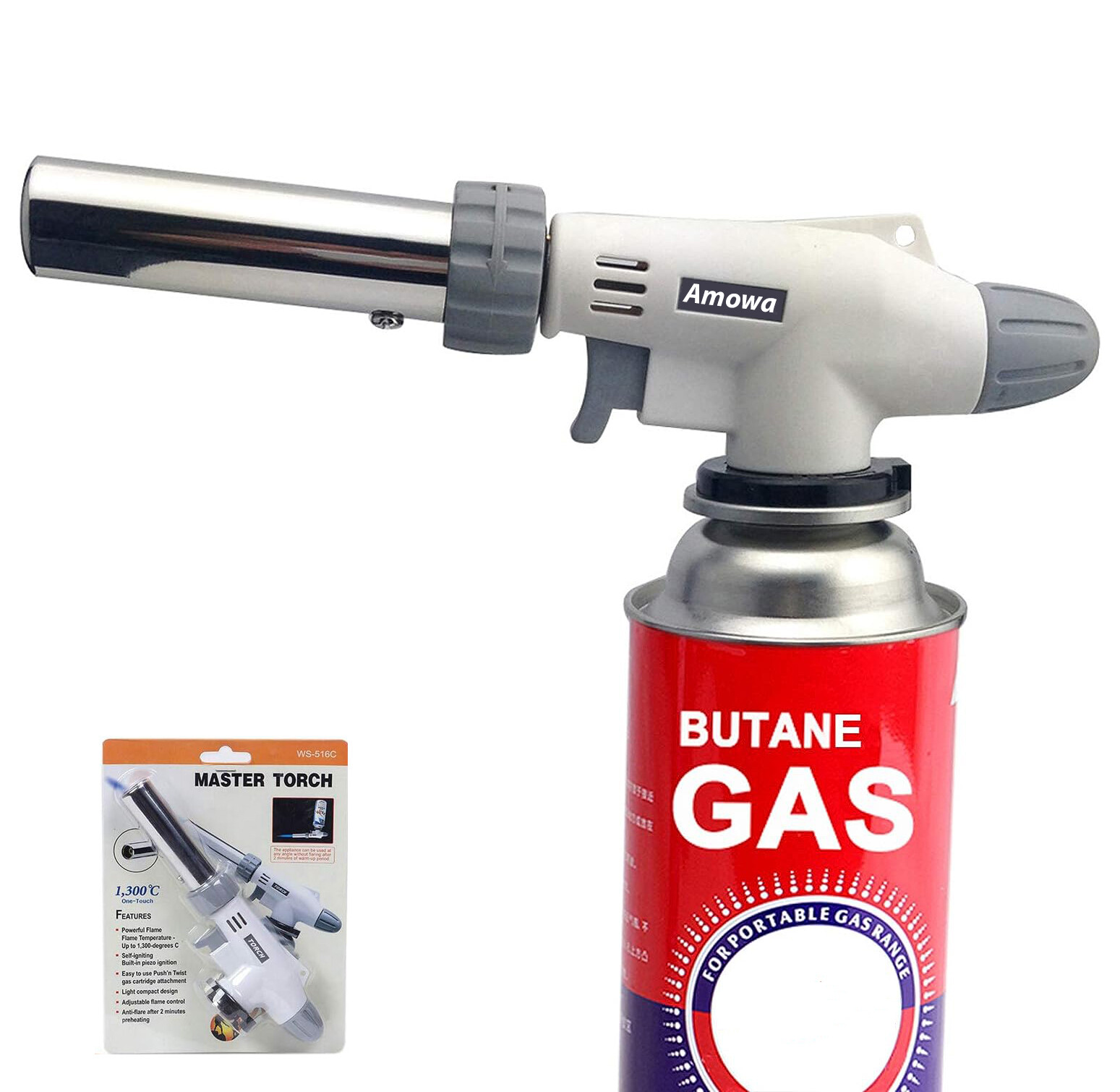 Butane Torch Kitchen Blow Lighter Culinary Torches Professional Chef Cooking