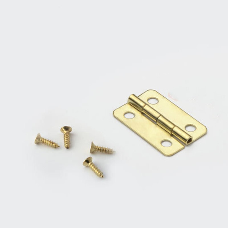30Pcs 1" Small Hinge Jewelry Case Wooden Box Hinges Fittings