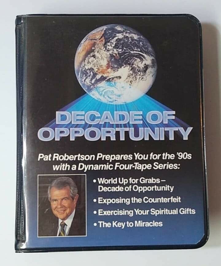 Decade of Opportunity by Pat Robertson Cassette Tapes