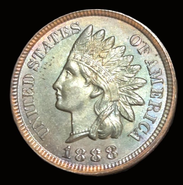 1888 Indian Head Cent - SOLID MS++ SUPER GEM - FREE SHIPPING