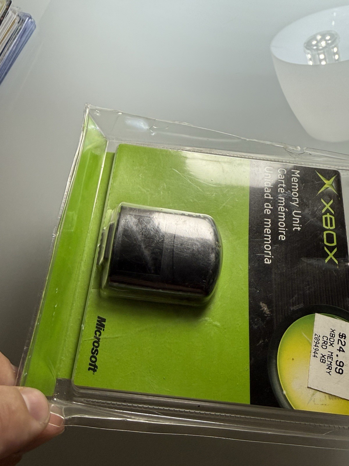 Original XBOX Memory Unit Blister Pack OEM Sealed X08-25318 Microsoft