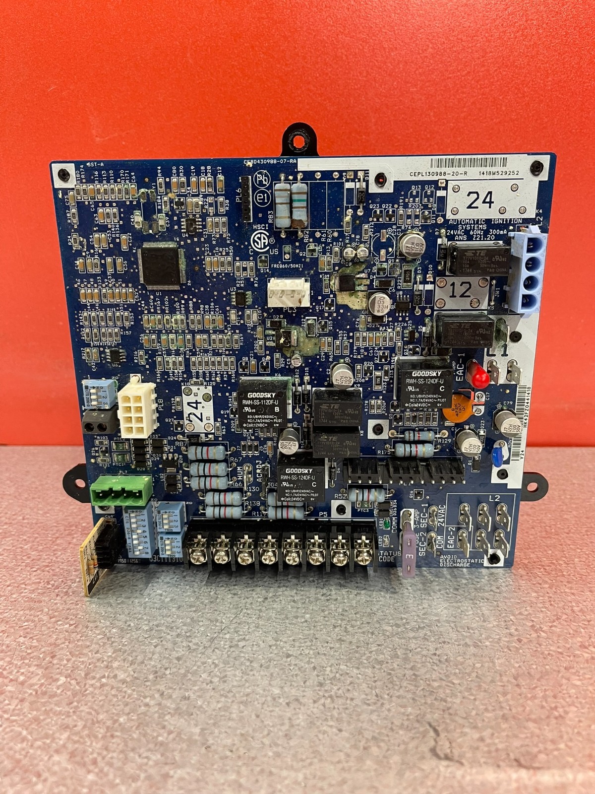 FURNACE CONROL BOARD - PART # CEBD430988-07-RA