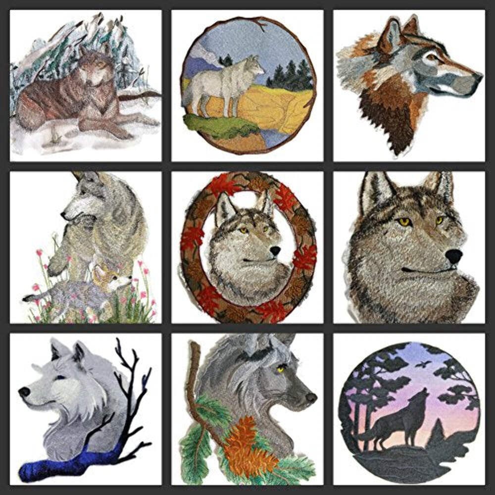 BeyondVision Nature Weaved in Threads, Amazing Animal Kingdom [Wolf Face ] [Cust