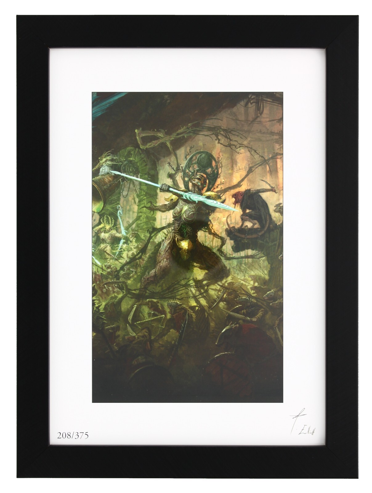 Warhammer 40K Skaven VS Sylvaneth 2022 Numbered Framed Art Print By Birch Prints