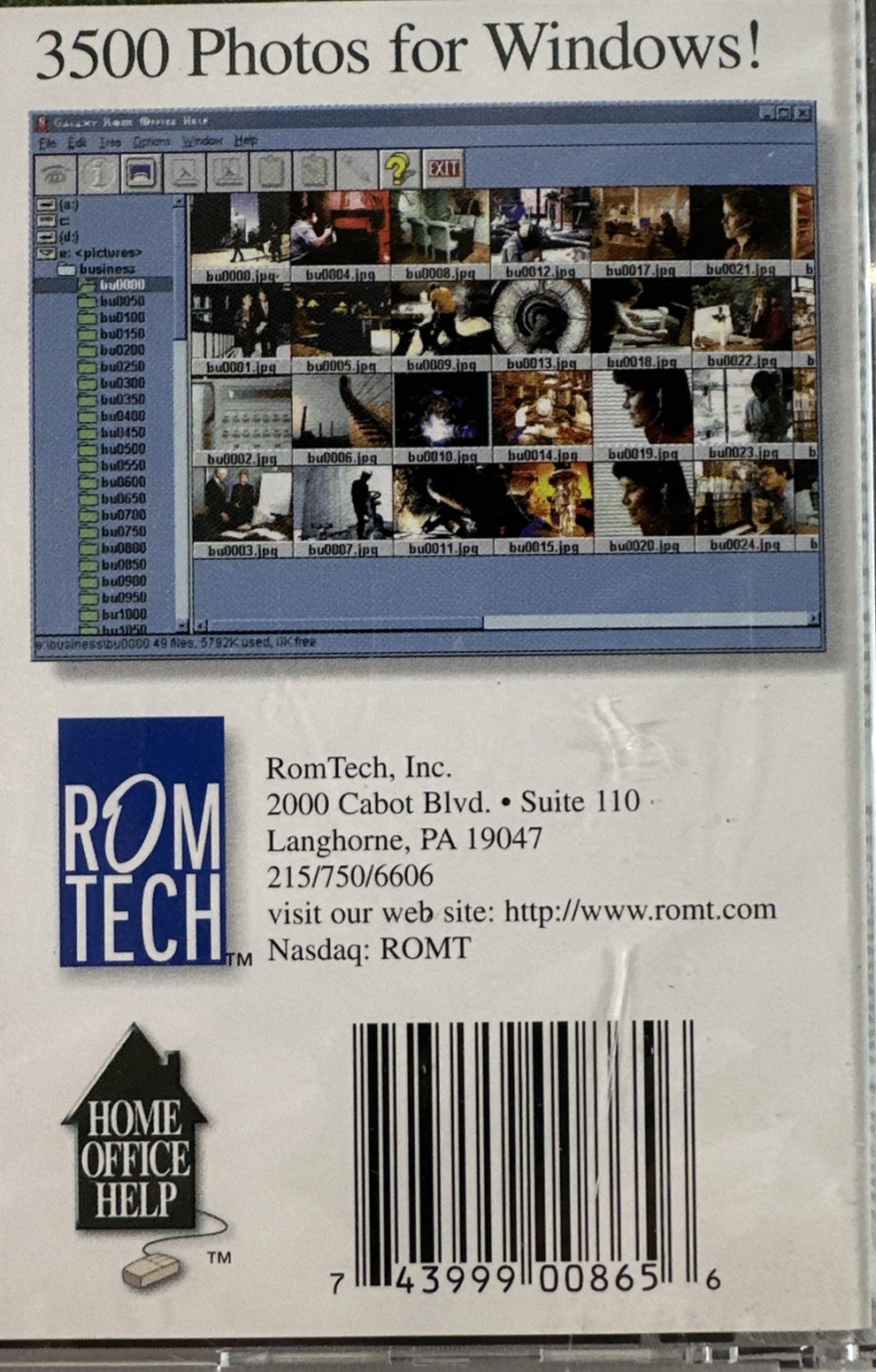 3500 Presentation Pictures PC CD Windows 3.1 95 Mac Romtech New Sealed