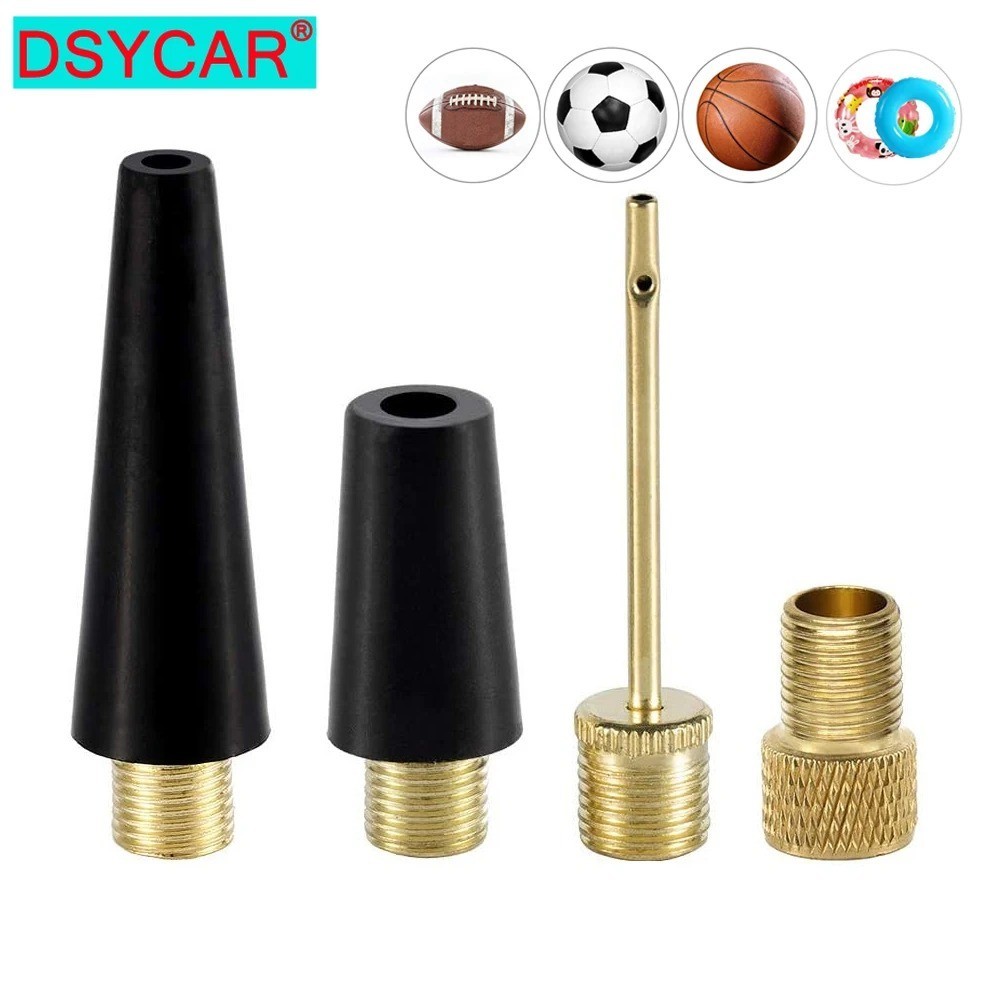 4PCS Air Pump Adapter Kit, with Ball Inflator Needles and Air Pump Nozzles for