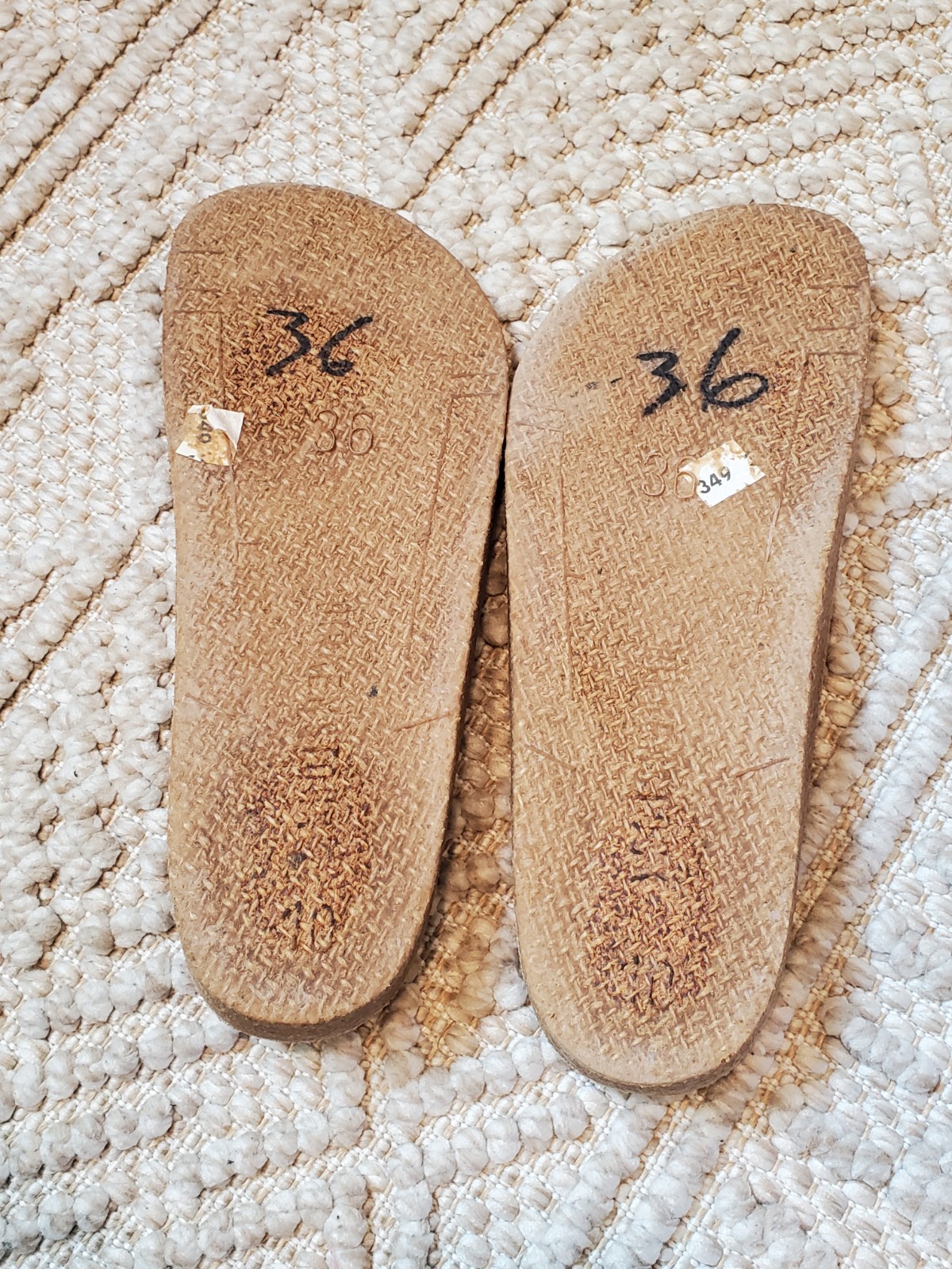 Birkenstock Cork Replacement Foot Bed Sole - New, Unused - 36 R Regular L5