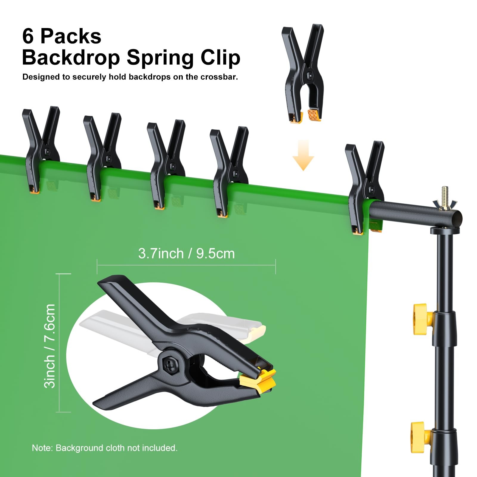 Linco Lincostore Backdrop Stand For Parties Kit 10X7 Ft Adjustable Back Drop