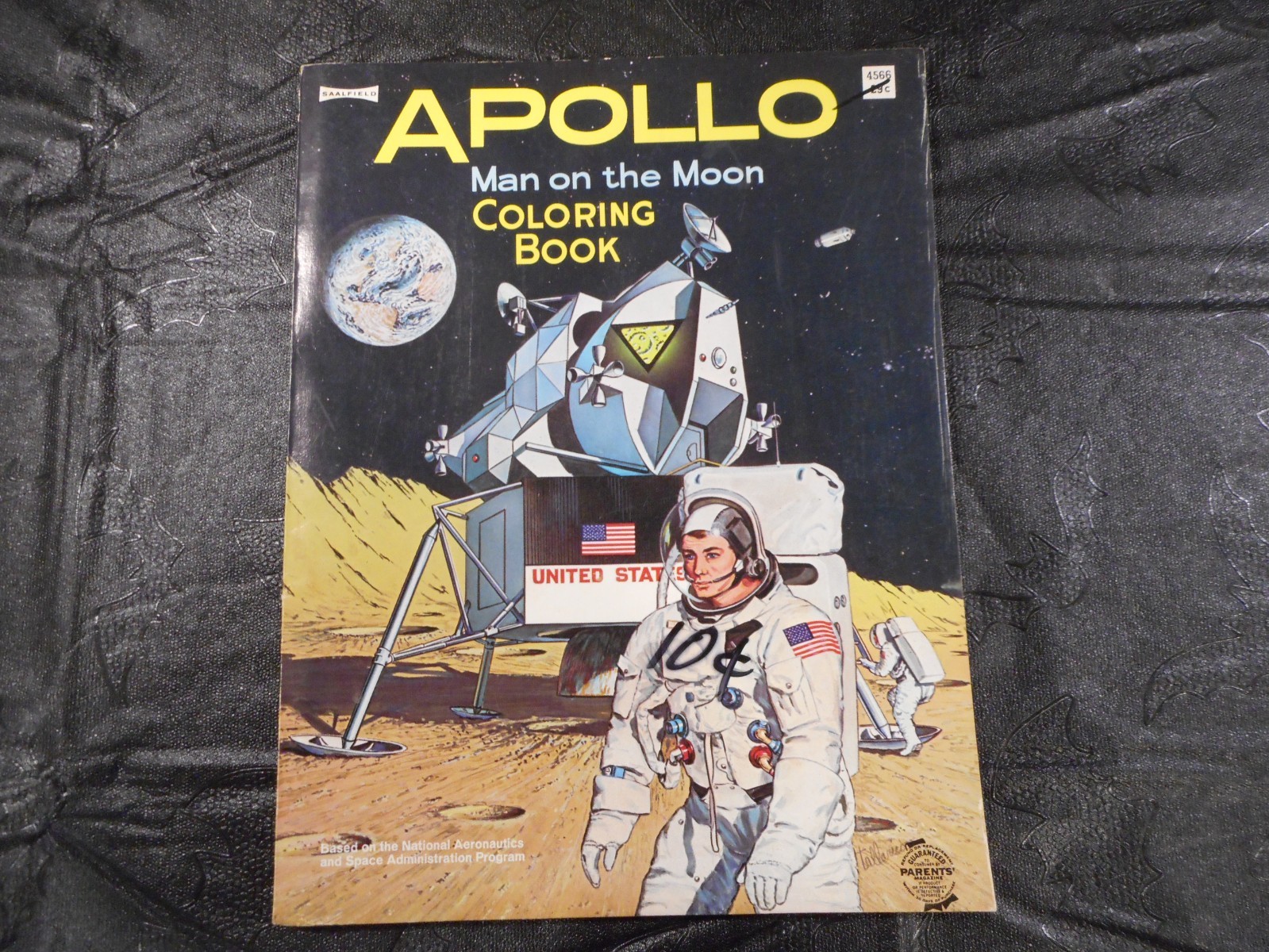 Vintage 1969 Apollo Man on the Moon Coloring Book NASA Uncolored  Unused RARE
