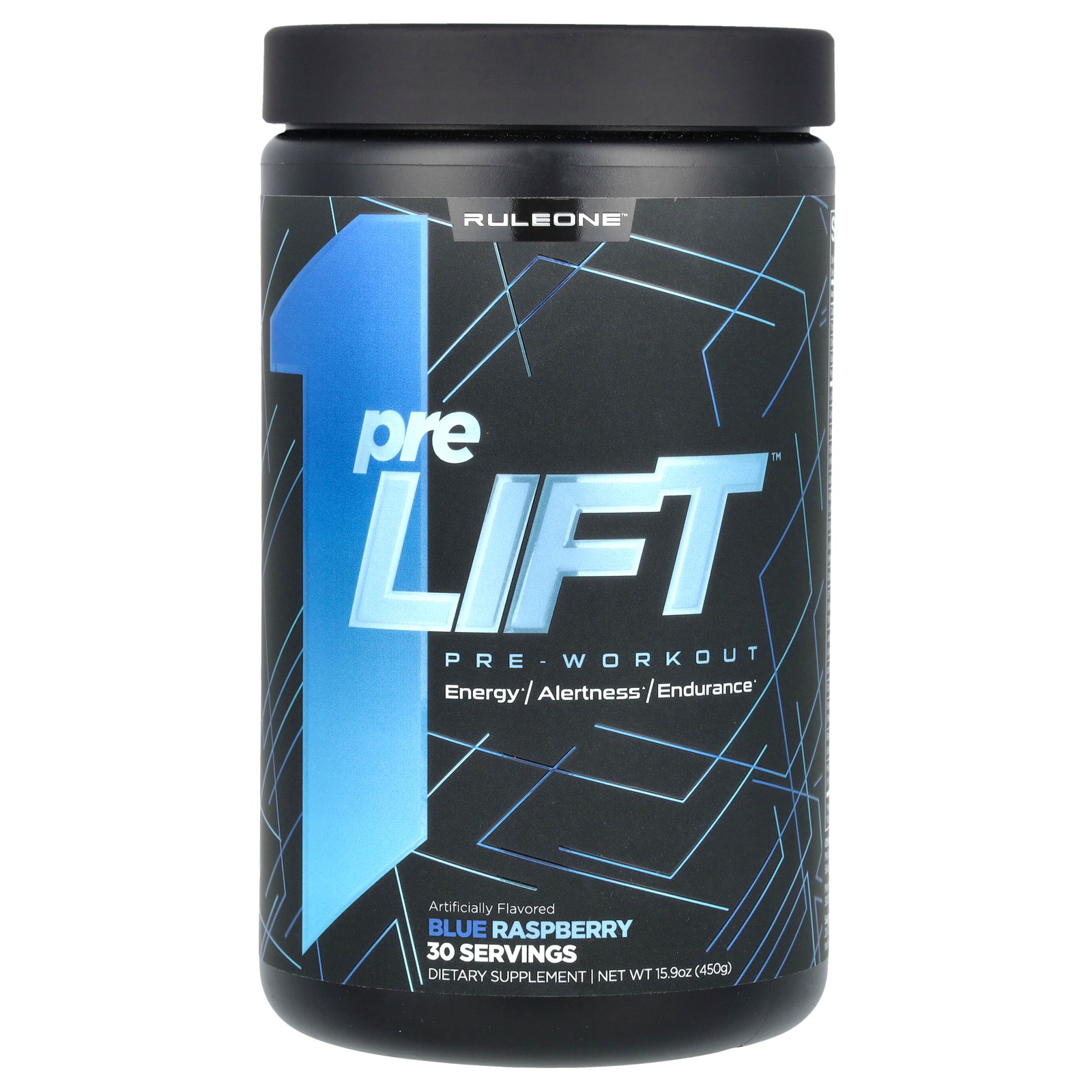 preLIFT, Pre-Workout, Blue Raspberry, 15.9 oz (450 g)