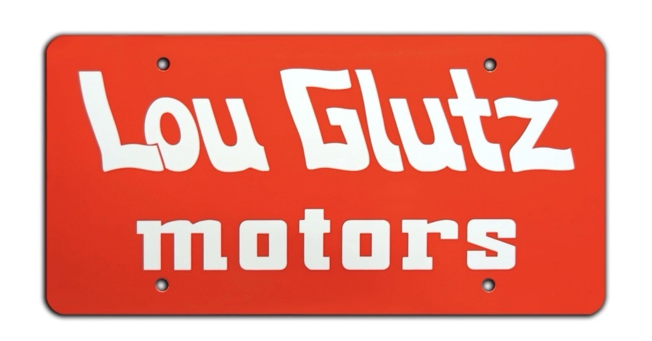 National Lampoon's Vacation | Truckster | LOU GLUTZ | METAL Prop License Plate