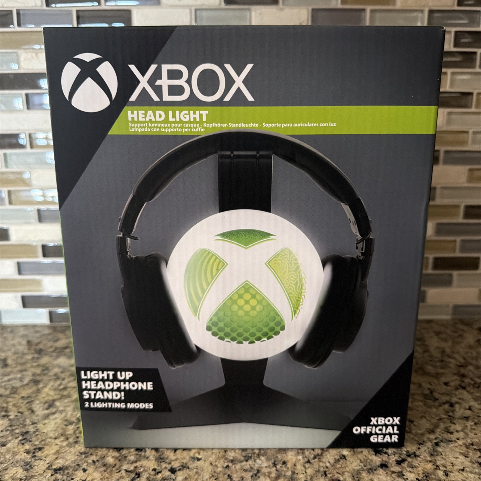 Xbox Official Gear Light-Up Headphone Stand With 2 Lighting Modes